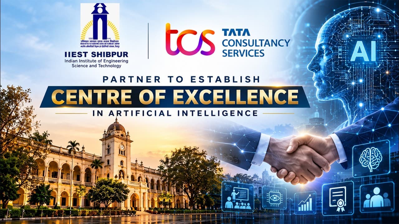 IIEST Shibpur and TCS Partner to Launch Centre of Excellence in AI
