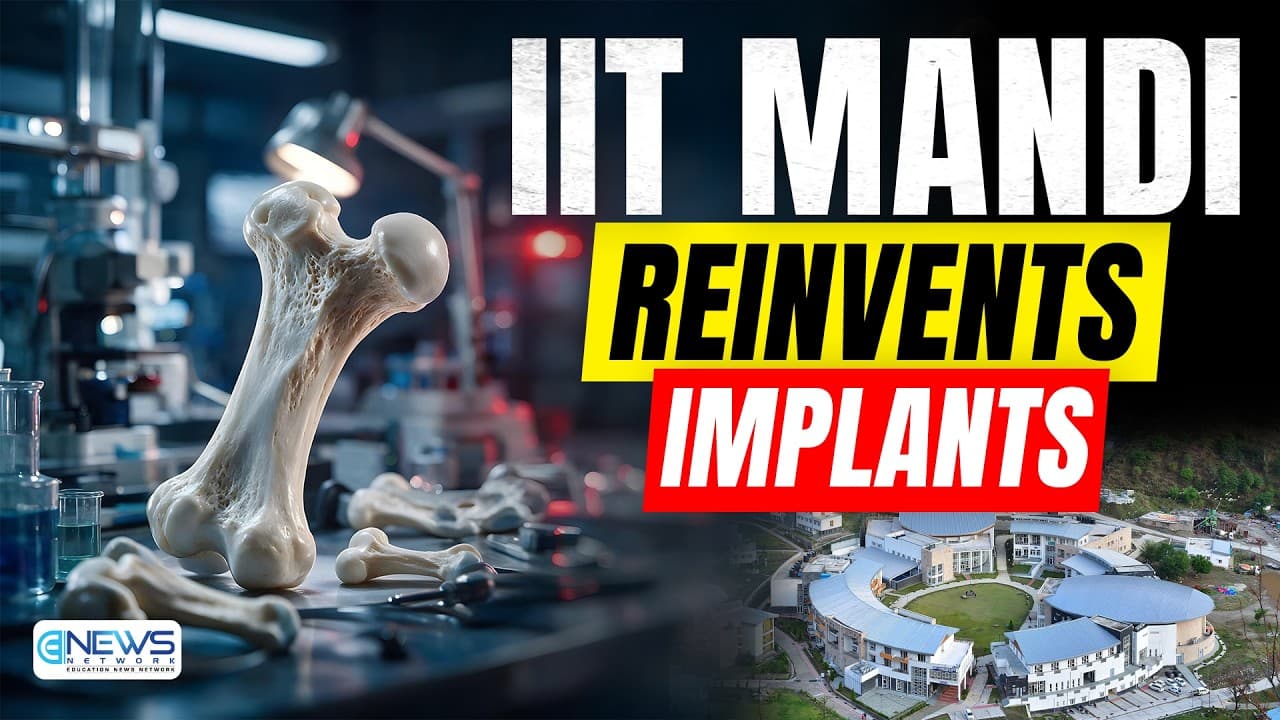 IIT Mandi Develops Sea Urchin-Inspired Coating for 3D-Printed Bone Implants
